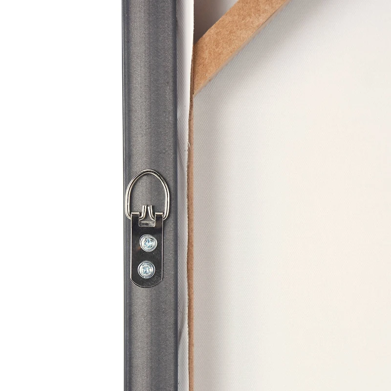 Wooden Geometric Mixed Media Home Wall Décor with Black Frames, Pack of 2 