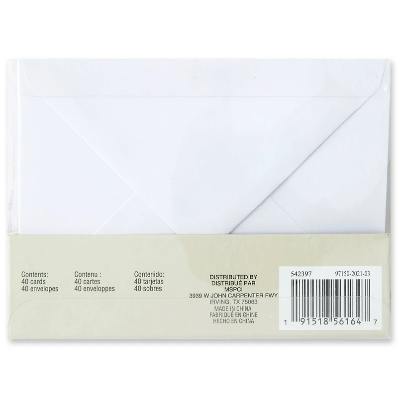 Assorted Mermaid Coast Cards & Envelopes by Recollections™, 4.25" x 5.5"