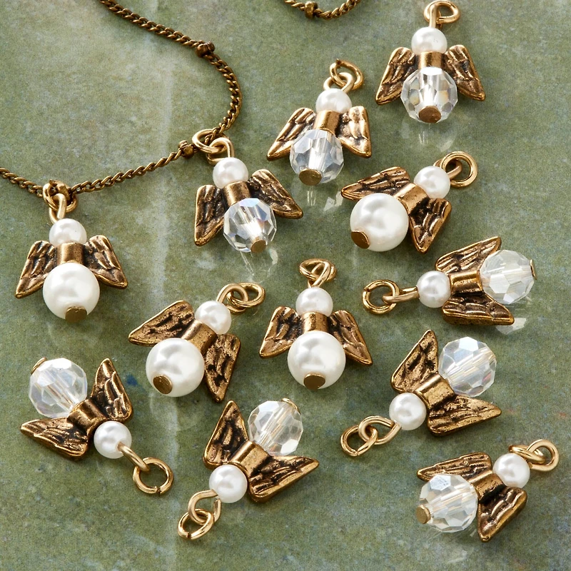 Charmalong™ Gold Angel Charms by Bead Landing™