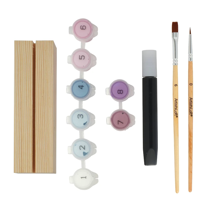 5" x 7" Snowman Paint-by-Number Acrylic Surface Kit by Artist's Loft®