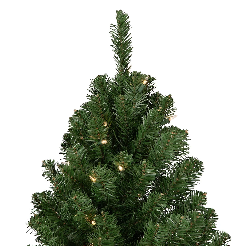 4ft. Pre-Lit Noble Fir Artificial Christmas Tree, Clear Lights