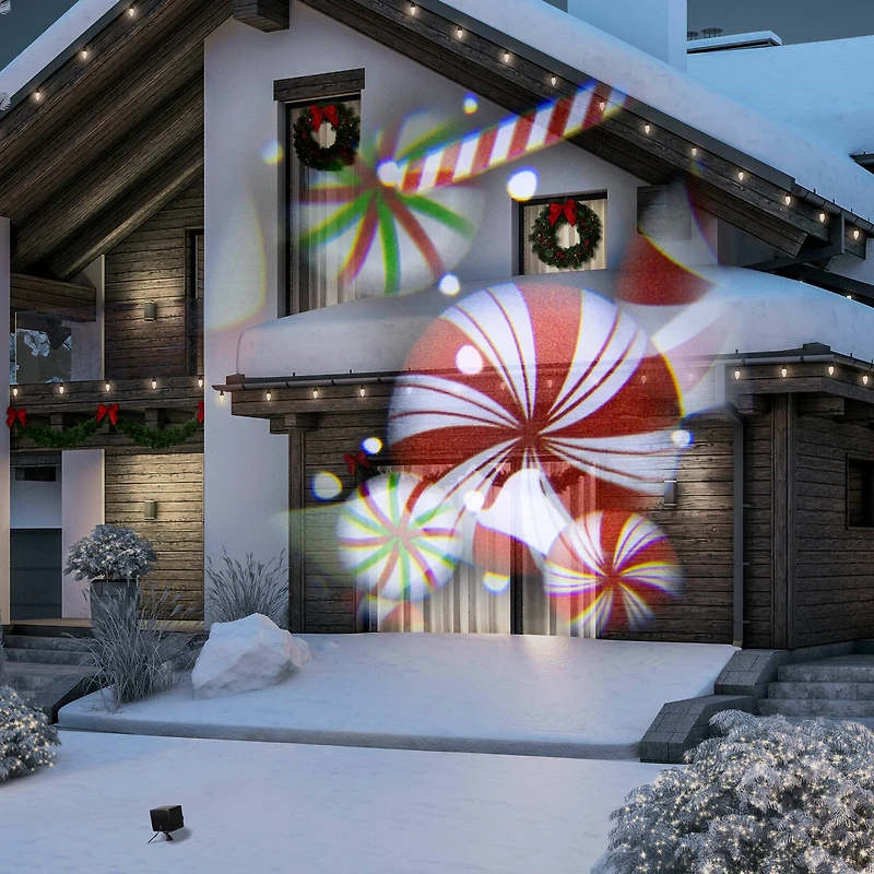 LightShow® Projection™ Swirling Peppermints by Ashland®