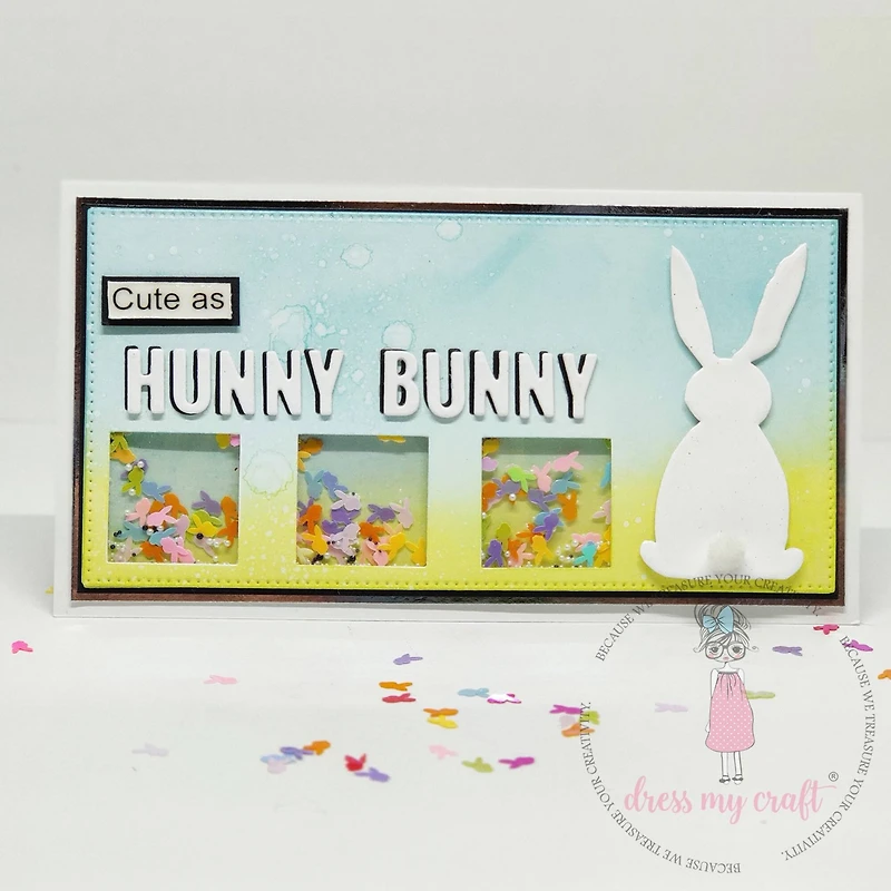 Dress My Craft® 1.5" Square Designer Punch