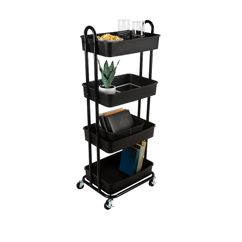 Organize It All -Tier Rolling Multifunctional Storage Cart