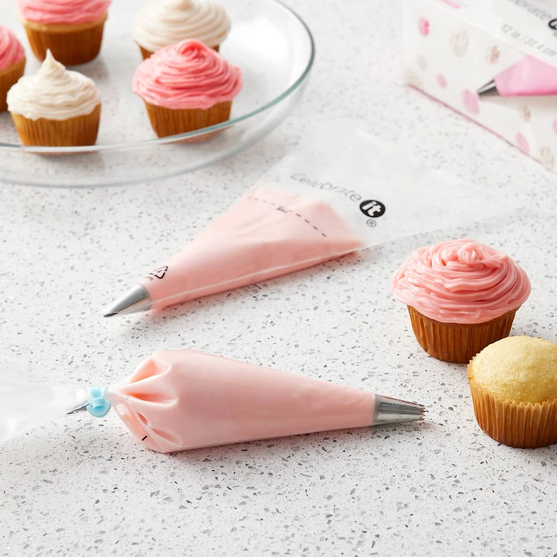 6 Packs: 100 ct. (600 total) Disposable Decorating Bags by Celebrate It®