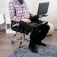 Mind Reader Cooling Laptop Desk with USB Hub, Fan & Mousepad