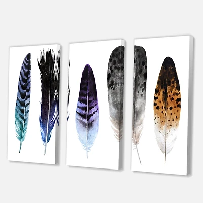Designart - Colourful Boho Feathers II