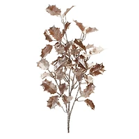 24" Metallic Holly Leaf Spray, 6ct.