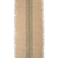 DII® 72" Middle Stripe Burlap Table Runner