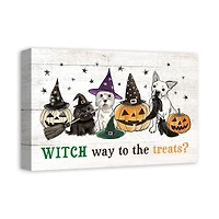 Witch Way to Treats 18" x 12' Canvas Wall Art
