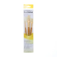 Princeton™ RealValue™ Natural Hair Bristle 3 Piece Brush Set