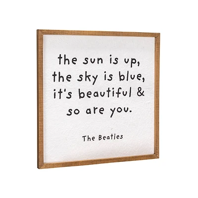 Hello Honey® The Sun Is Up Framed Wall Décor