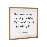 Hello Honey® The Sun Is Up Framed Wall Décor