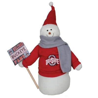 Santa's Workshop 12'' Ohio State Snowman Fan Figurine