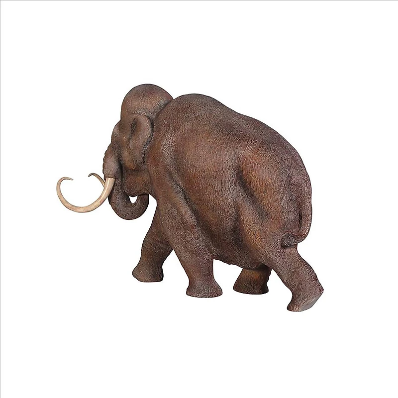 Design Toscano 19" Tall Woolly Mammoth Elephant of the Ice Age Scaled Statue