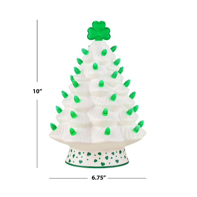 Mr. Lucky 10" Ceramic Shamrock Tree
