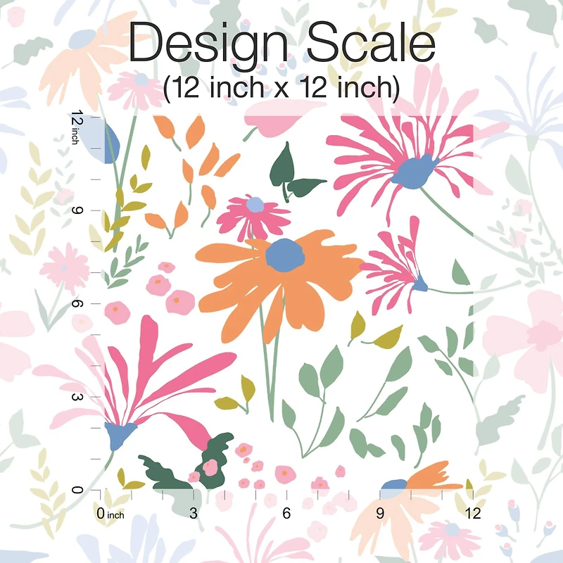 RoomMates Pink Bella Garden Peel & Stick Wallpaper