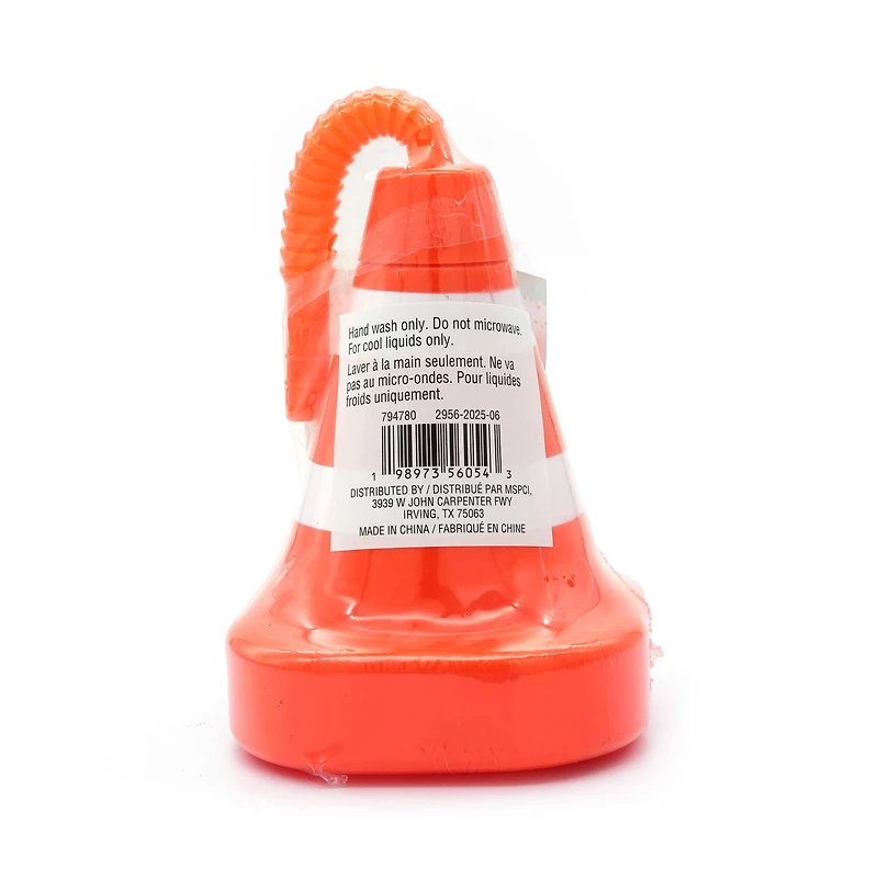 9.5oz. Orange & White Cone Cup by Celebrate It™