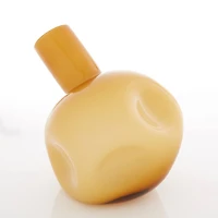 6" Yellow Abstract Vase