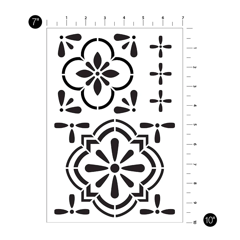 Tile Décor Effects Stencil Set by Craft Smart®