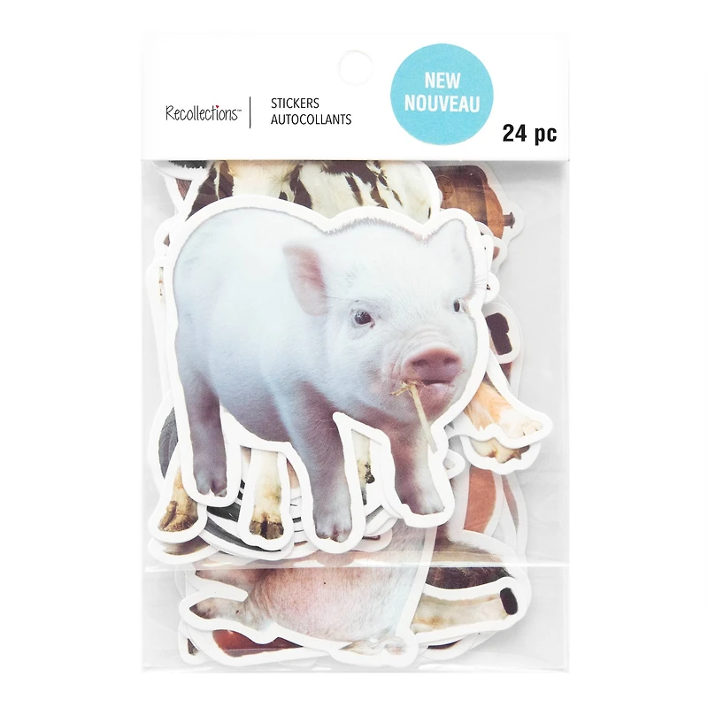Barnyard Animals Die Cut Stickers by Recollections™