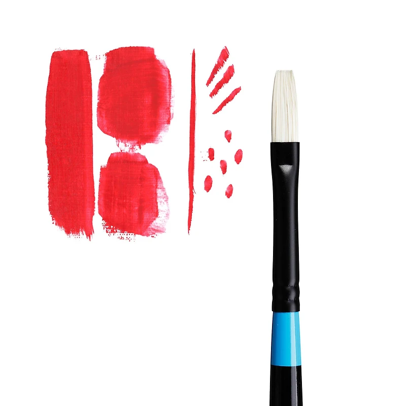 Princeton™ Aspen™ Synthetic Long Handle Flat Brush