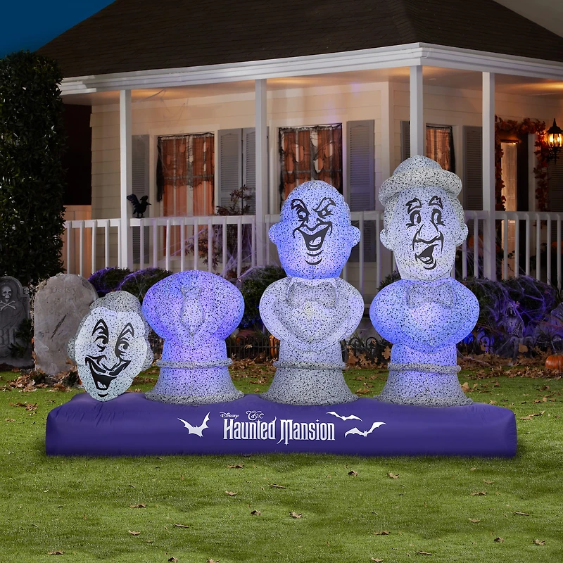 5.5ft. Airblown® Inflatable Haunted Mansion Scene with Music and Synchronized Light Show