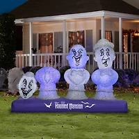5.5ft. Airblown® Inflatable Haunted Mansion Scene with Music and Synchronized Light Show