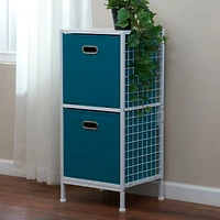 2 Pack Household Essentials 13" Fabric Storage Bins