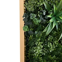 38" Framed Madagascar Forest Artificial Living Wall Art Panel