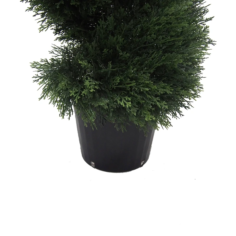 6ft. Potted Green Cedar Spiral Tree