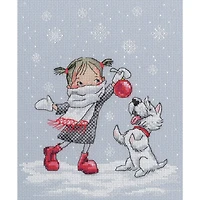RTO Dancing With Snowflakes Cross Stitch Kit