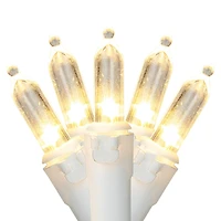 100ct. LED Mini Christmas Lights With White Wire