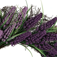 22" Lavender-Purple Heather Wreath by Ashland®