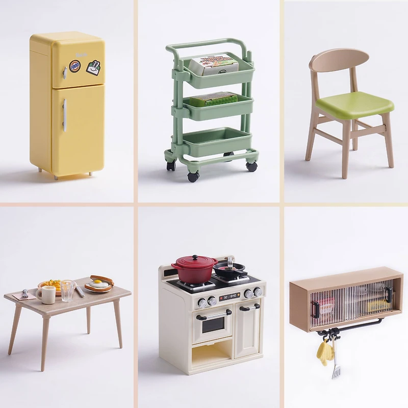 Rolife® Super Creator Happy Meals Kitchen DIY Miniature Kit