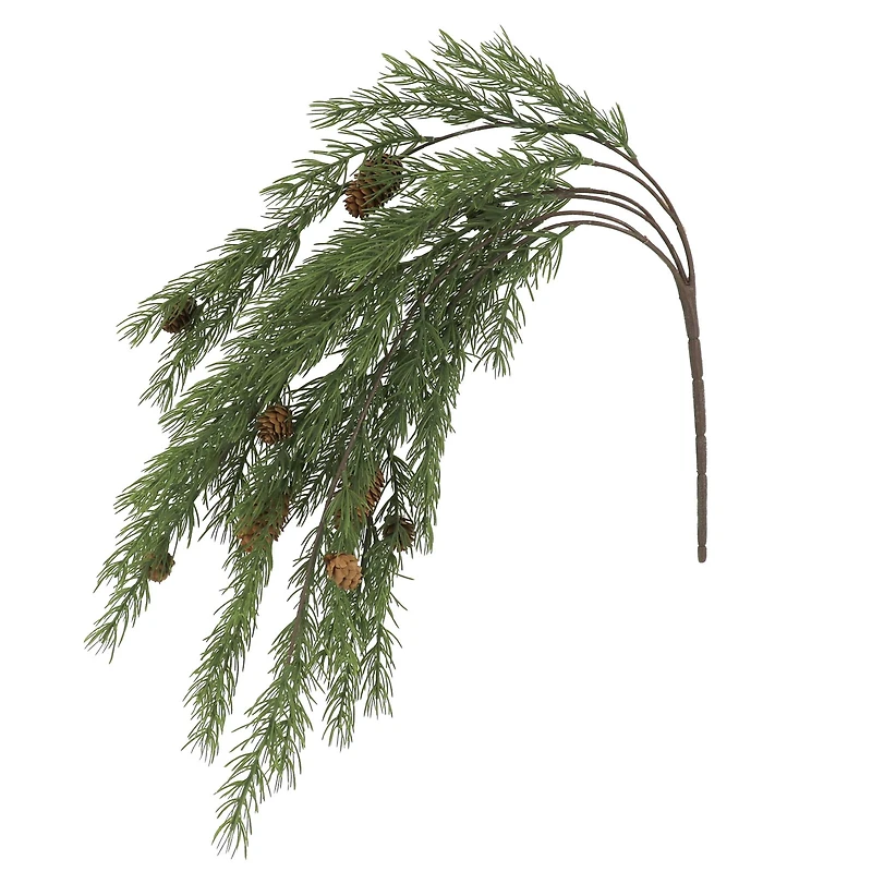 33" Deluxe Hanging Pine & Pinecone Bush by Ashland®