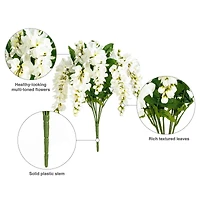 Artificial White Wisteria Bush