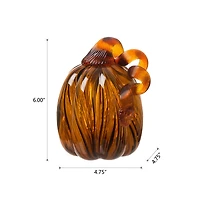 Glitzhome® Glass Pumpkin