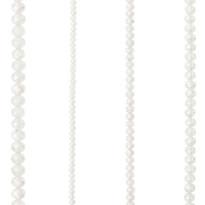 Clear Faceted Glass Rondelle Beads by Bead Landing™