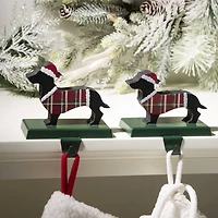 Glitzhome® 6" Dachshund Stocking Holder Set