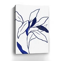Indigo Lilly Canvas Giclee