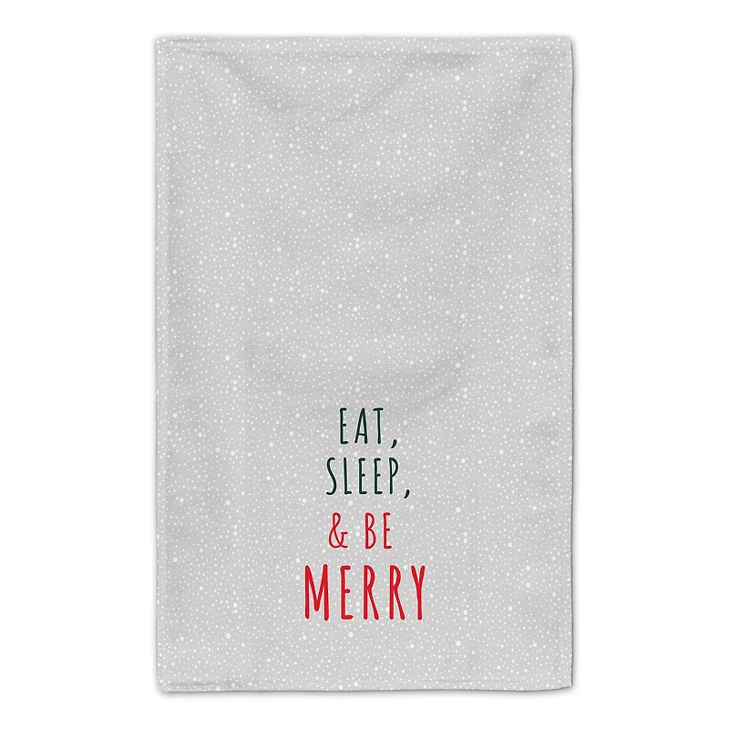Eat Sleep Be Merry Sloth Tea Towels - Set of 2