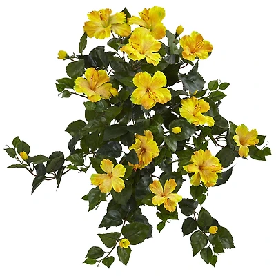 2ft. Yellow Hibiscus Hanging Plant, 2ct.