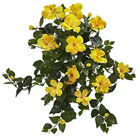 2ft. Yellow Hibiscus Hanging Plant, 2ct.
