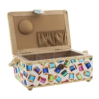 Dritz® Spools Small Sewing Basket with Removable Tray