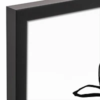 Tall Botanical 20" x 30" Black Framed Canvas - Set of 2