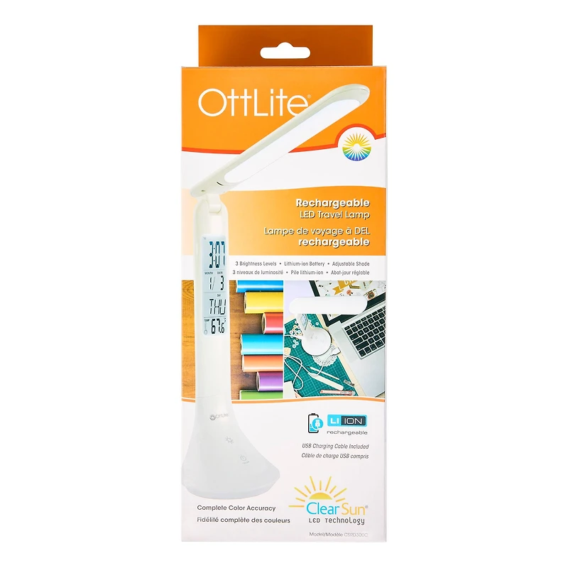 Ottlite Rechargeable LED Task Lamp