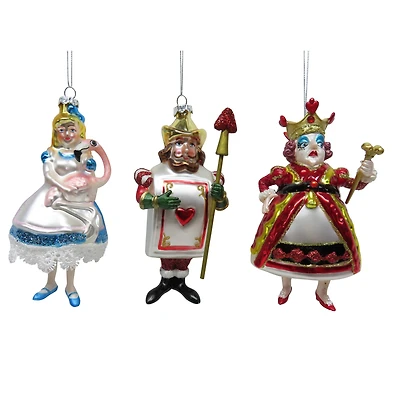 Assorted 6" Wonderland Character Glass Ornament, 1pc. by Ashland®