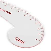 Dritz® 12" Clear Curved Ruler For Pattern Drafting