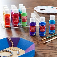 12 Color Bright Acrylic Paint Value Pack by Craft Smart®